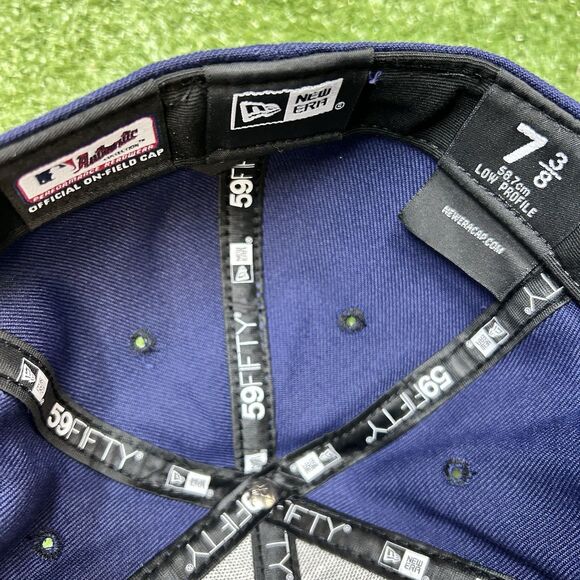 Milwaukee Brewers New Era 59Fifty MLB 7 3/8 Fitted Hat Cap - Picture 4 of 5